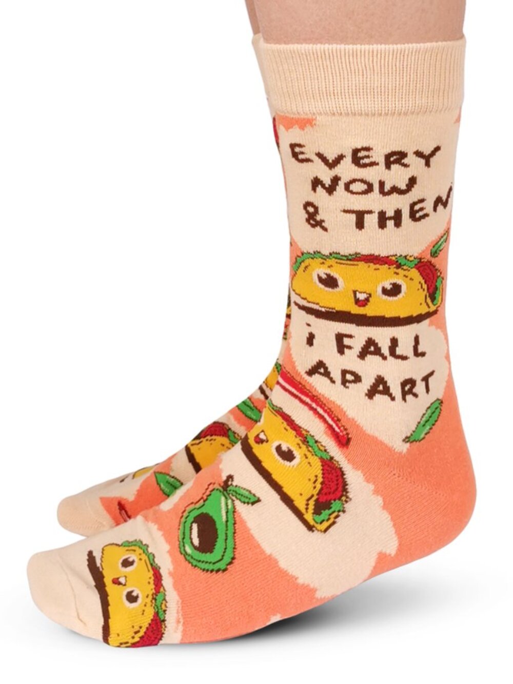 Women's Uptown Sox Crew Socks | Tacos Socks | NWT